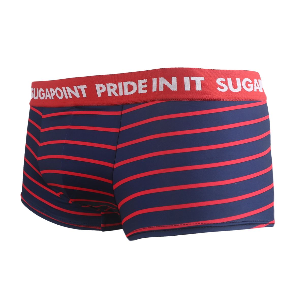 슈가포인트(SUGAPOINT) 남성 아웃밴드 이너 팬티 . 서핑-웨이크보딩 속팩티 . Dan - Stripe Navy