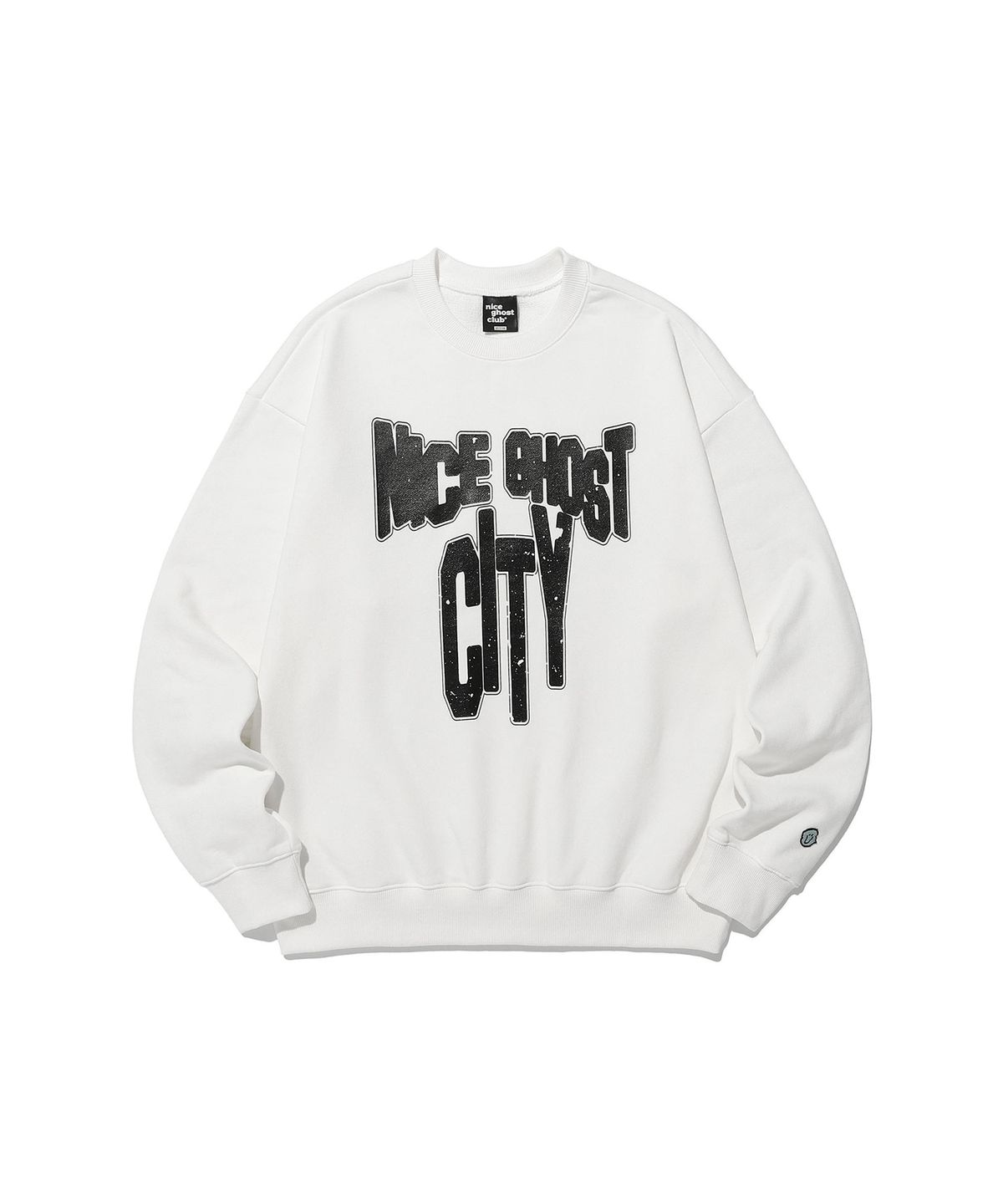 나이스고스트클럽(NICEGHOSTCLUB) NICE GHOST CITY SWEATSHIRTS_WHITE(NG2DSUM444A)
