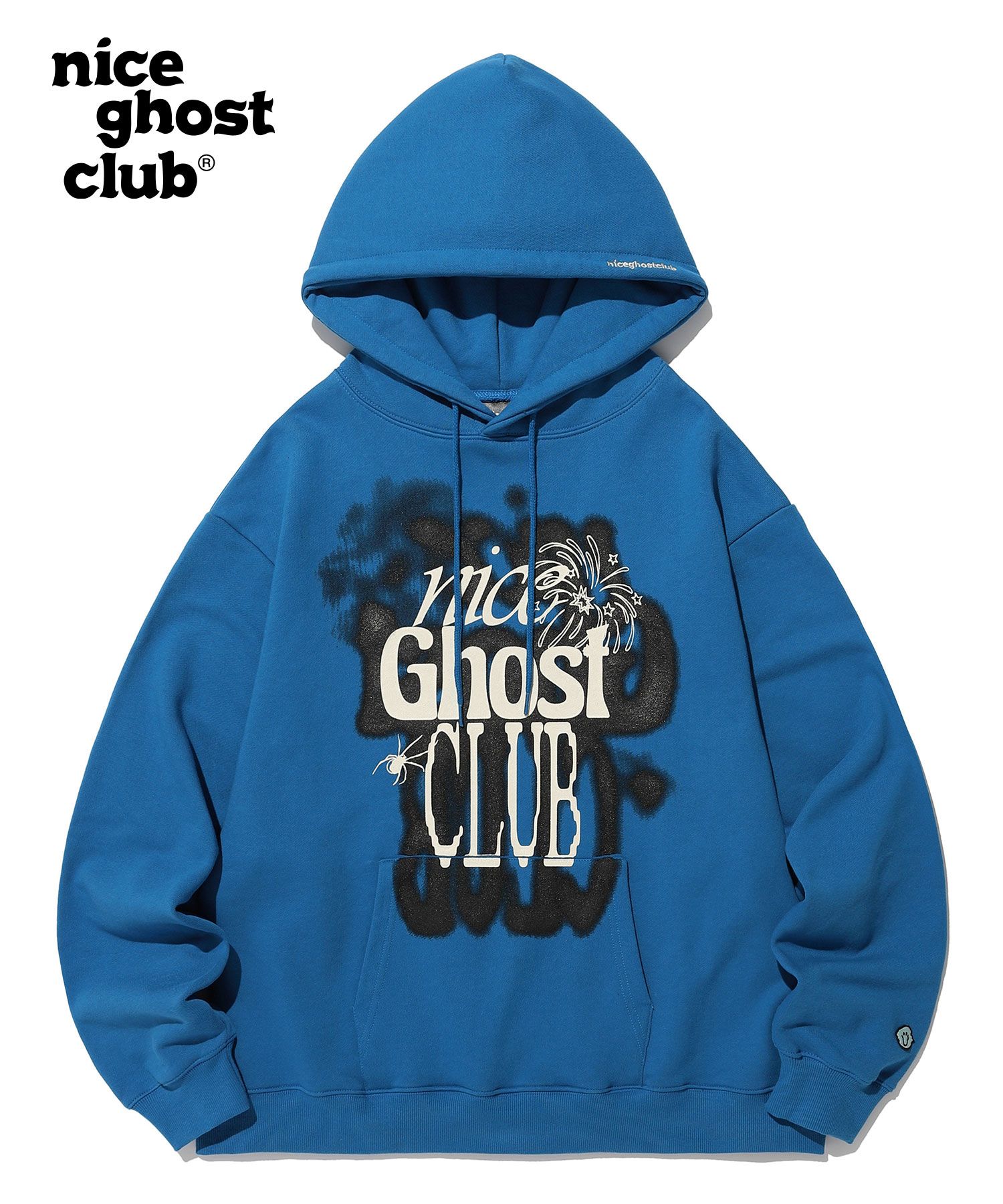 [ NICE GHOST CLUB]★FIRECRACKER LOGO HOODIE FIRECRACKER LOGO HOODIE[BLACK] - niceghostclub