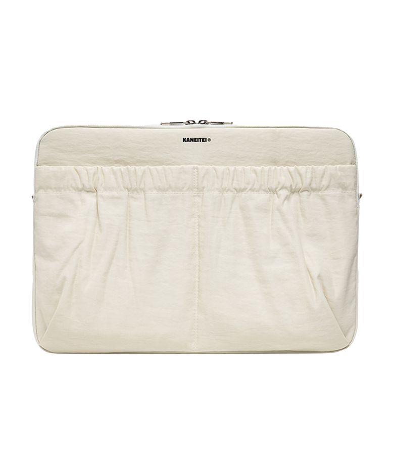 NAPOLI LAPTOP POUCH (ECRU) / RECYCLED