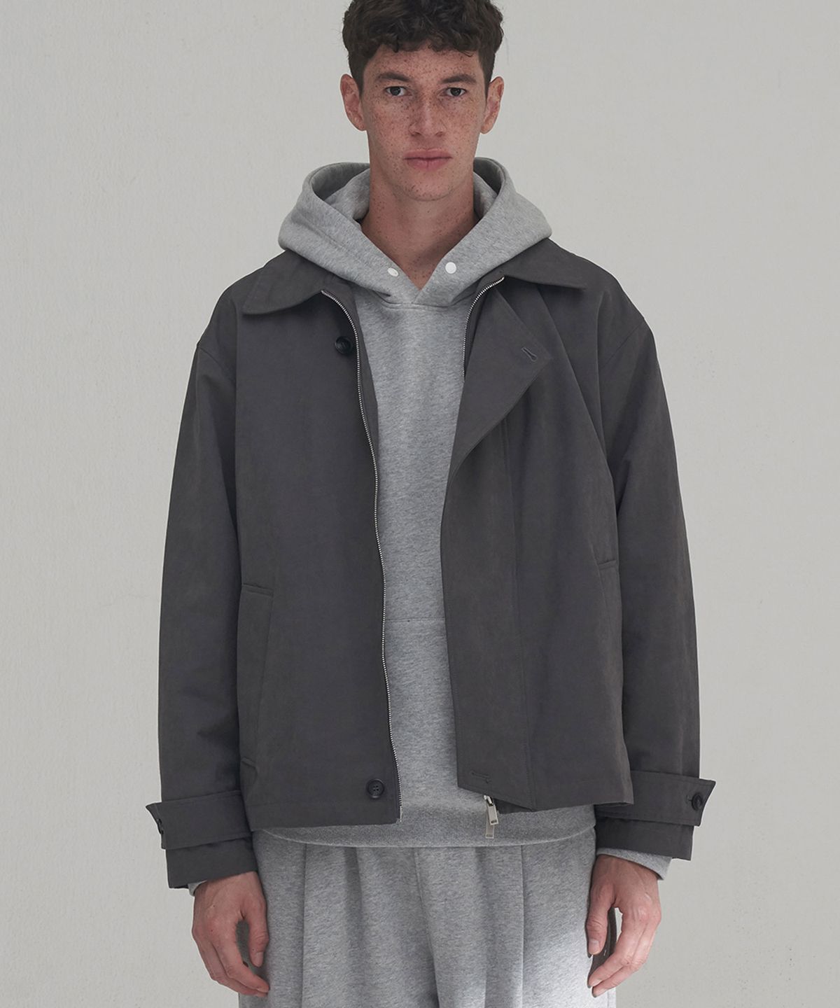 더블유엠씨(WMC) NPC 플라켓 자켓_CHARCOAL GREY