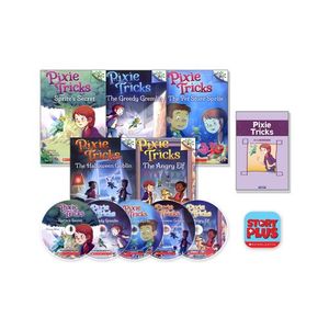 Pixie Tricks #1-5 Set (with CD+StoryPlus QR+Wordbook)