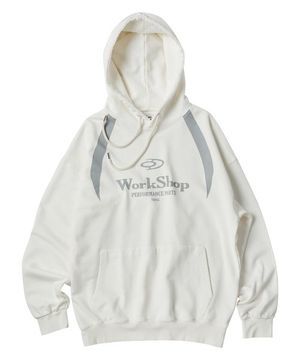 워크샵 디비전 피그먼트 후드티 크림