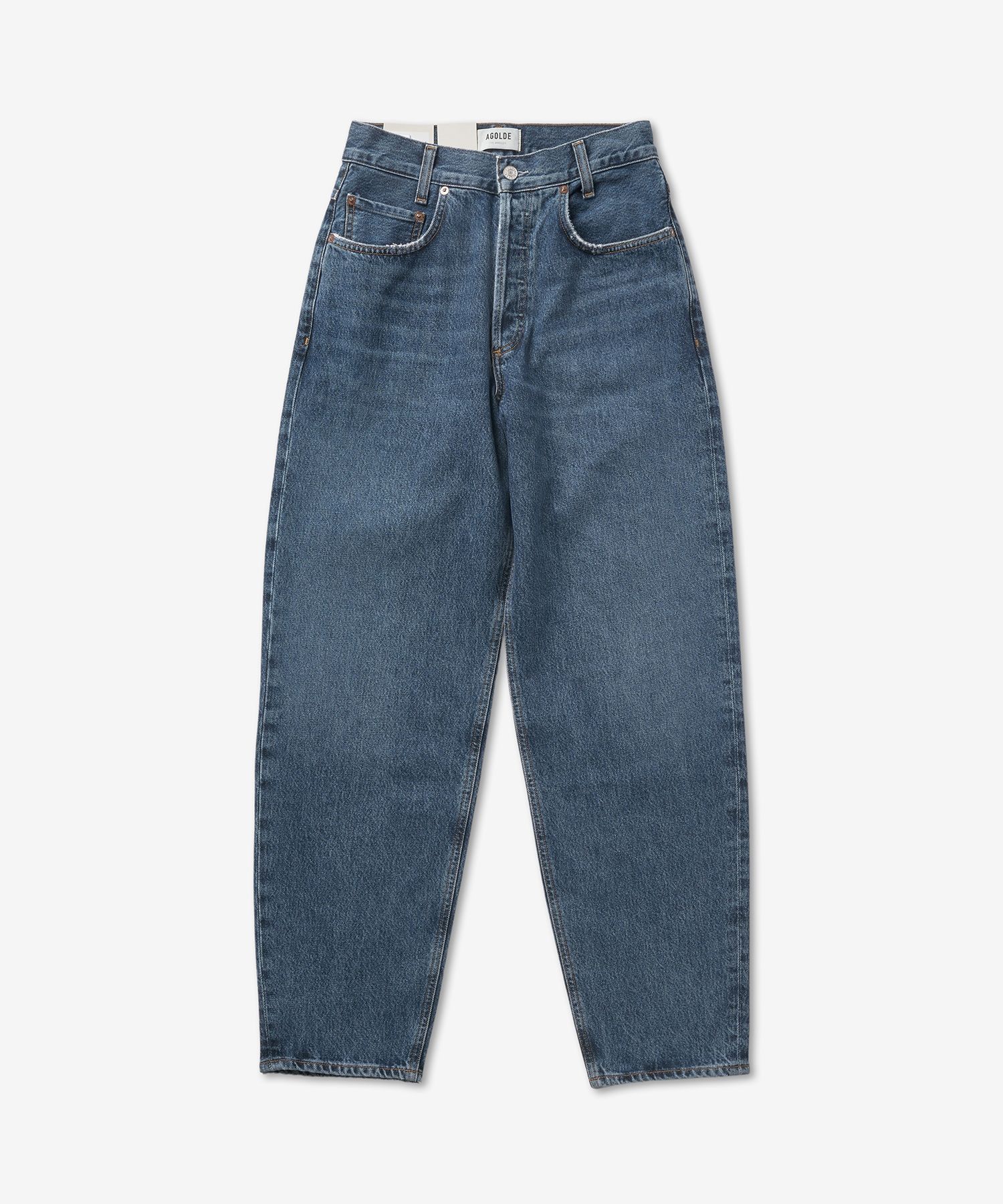 パンツ AGOLDE Tapered Exhaust Denim Pants Dark Indigo A183B1206OCOM MUSINSA | AGOLDE Tapered Baggy Denim Pants - Dark Indigo