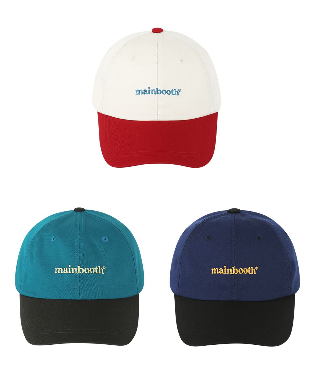 메인부스(MAINBOOTH) Original Mini Logo Ball Cap(3 COLOR)