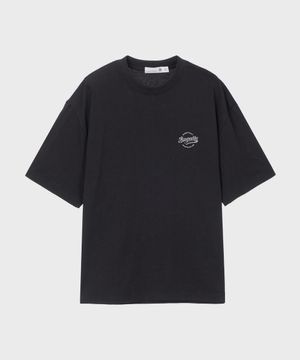 UNI 20수 그래픽 반팔티 블랙 LXTS3105