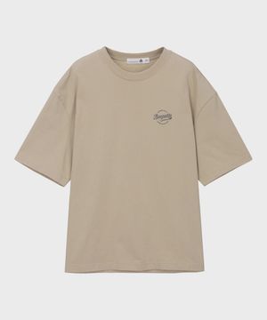 UNI 20수 그래픽 반팔티 베이지 LXTS3105