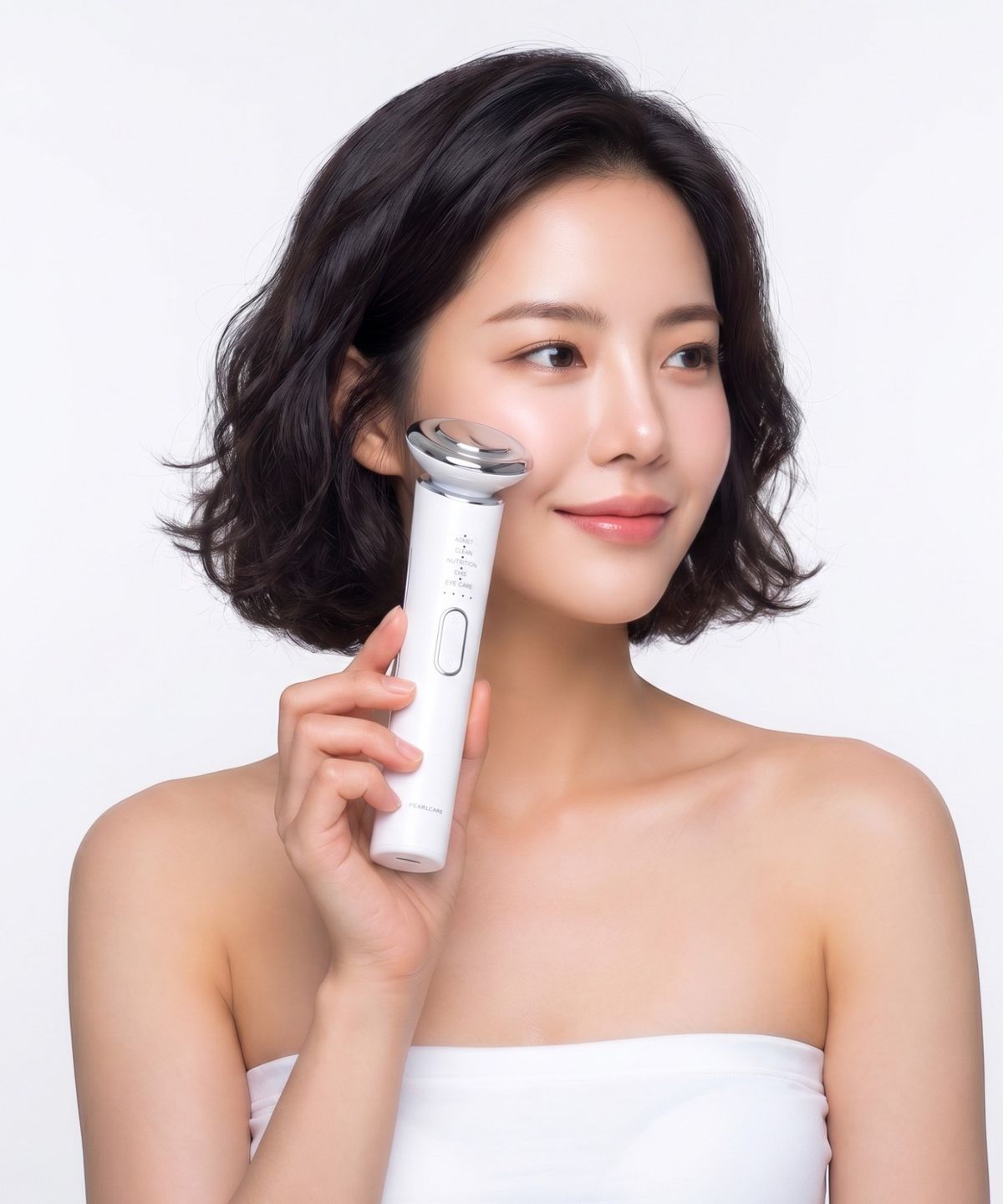 펄케어(PEARLCARE) 뉴소닉 뷰티 디바이스 고주파 얼굴 마사지기 피부관리기 갈바닉