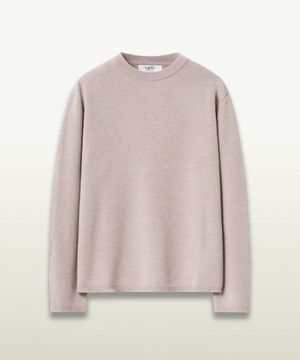 화란 세미오버 니트 인디 핑크