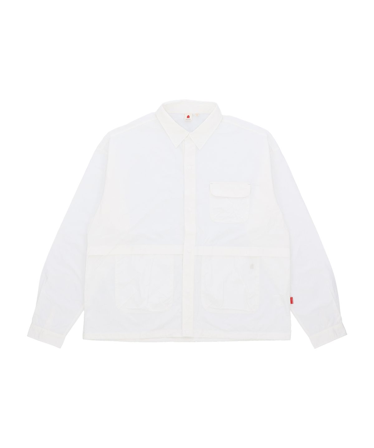 꼬모니노즈(COMONINOZ) MULTI POCKET SHIRT JACKET [IVORY]