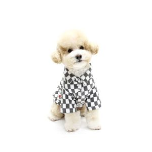 체커보드 카라티 - 그레이