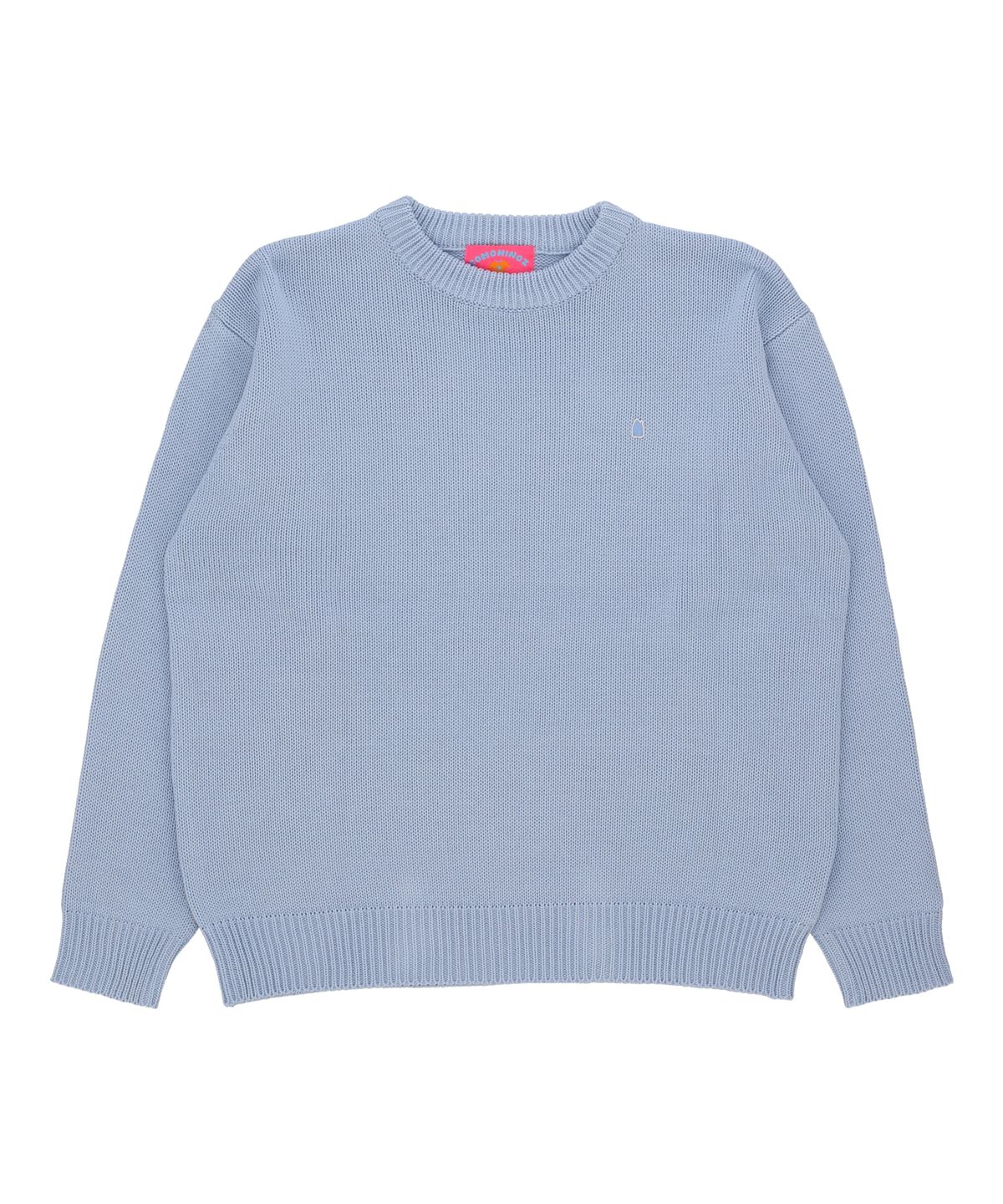 꼬모니노즈(COMONINOZ) BASIC KNIT PULLOVER [SKY BLUE]