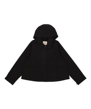 W HOOD SHORT JACKET [BLACK]