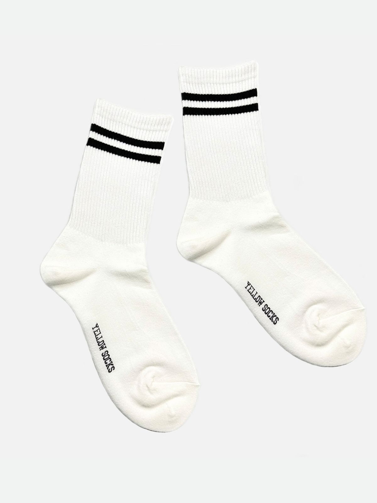 옐로우삭스(YELLOWSOCKS) 2라인 화이트