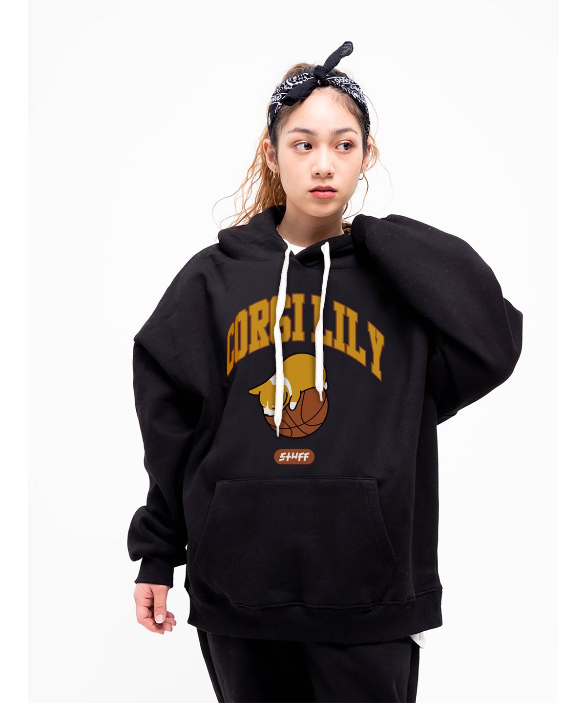 스터프(STUFF) 코기 릴리 Grrr 후드티