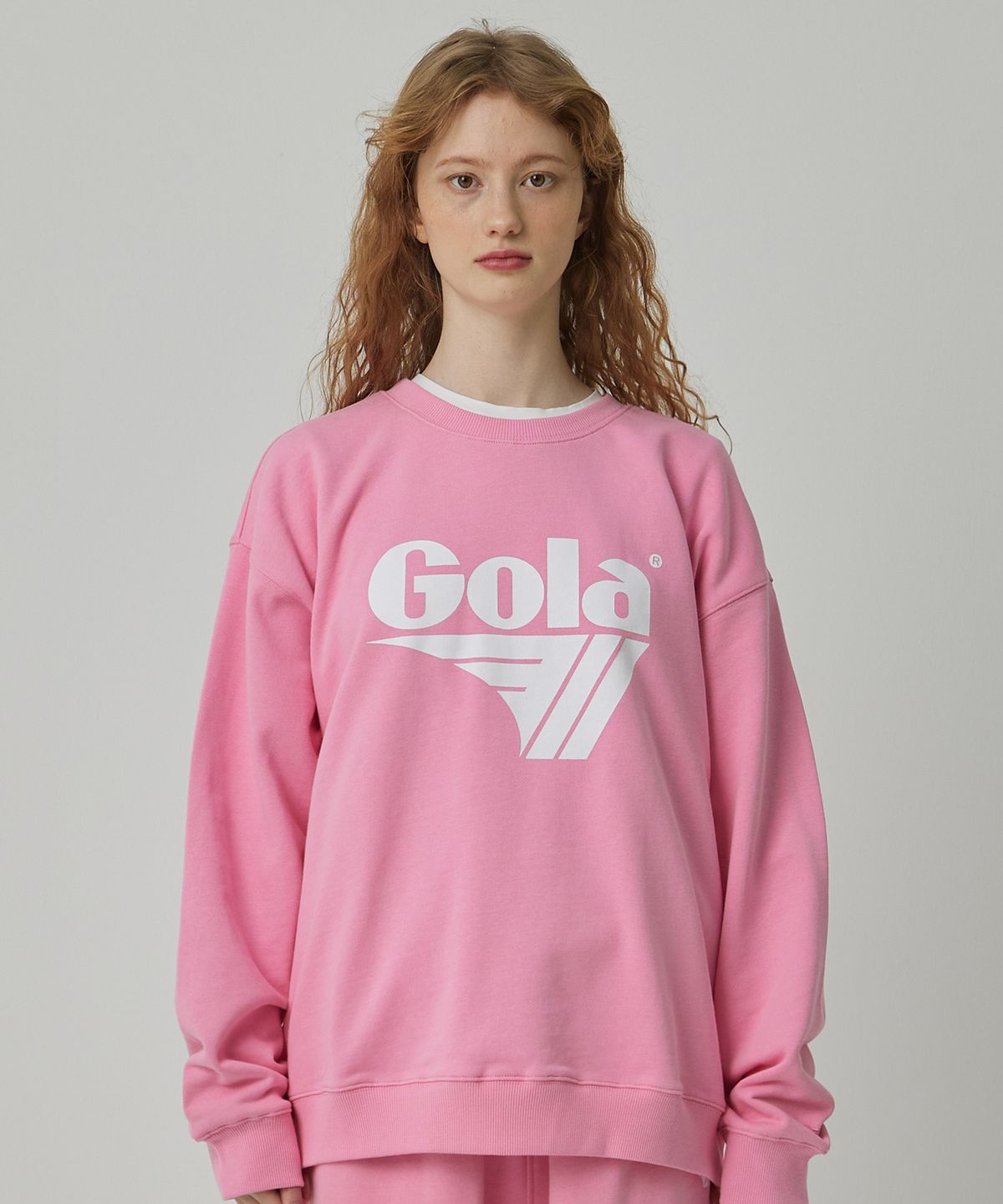 골라(GOLA) SIGNATURE LOGO SWEATSHIRTS [PINK]