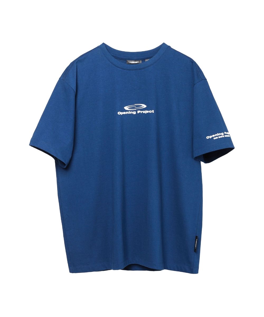 【OPENING PROJECT】 Embroidery Logo T Shirt - Blue MUSINSA | OPENING PROJECT embroidered Logo T Shirt - Blue