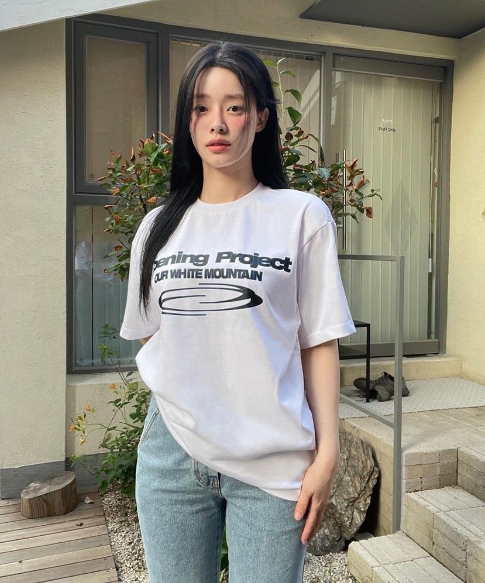 【OPENING PROJECT】 Identity T Shirt - Ecru MUSINSA | OPENING PROJECT Identity T Shirt - Charcoal