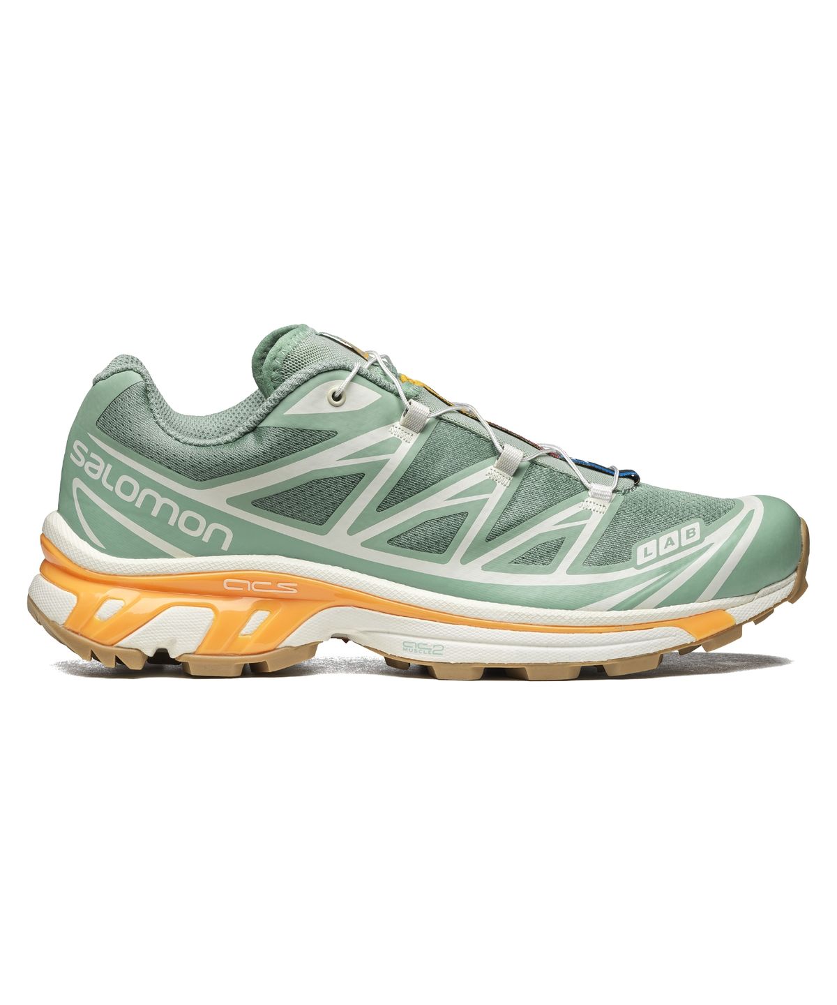 살로몬(SALOMON) XT-6 - 그라니트 그린:아쿠아:블레이징 오렌지 / L47148100