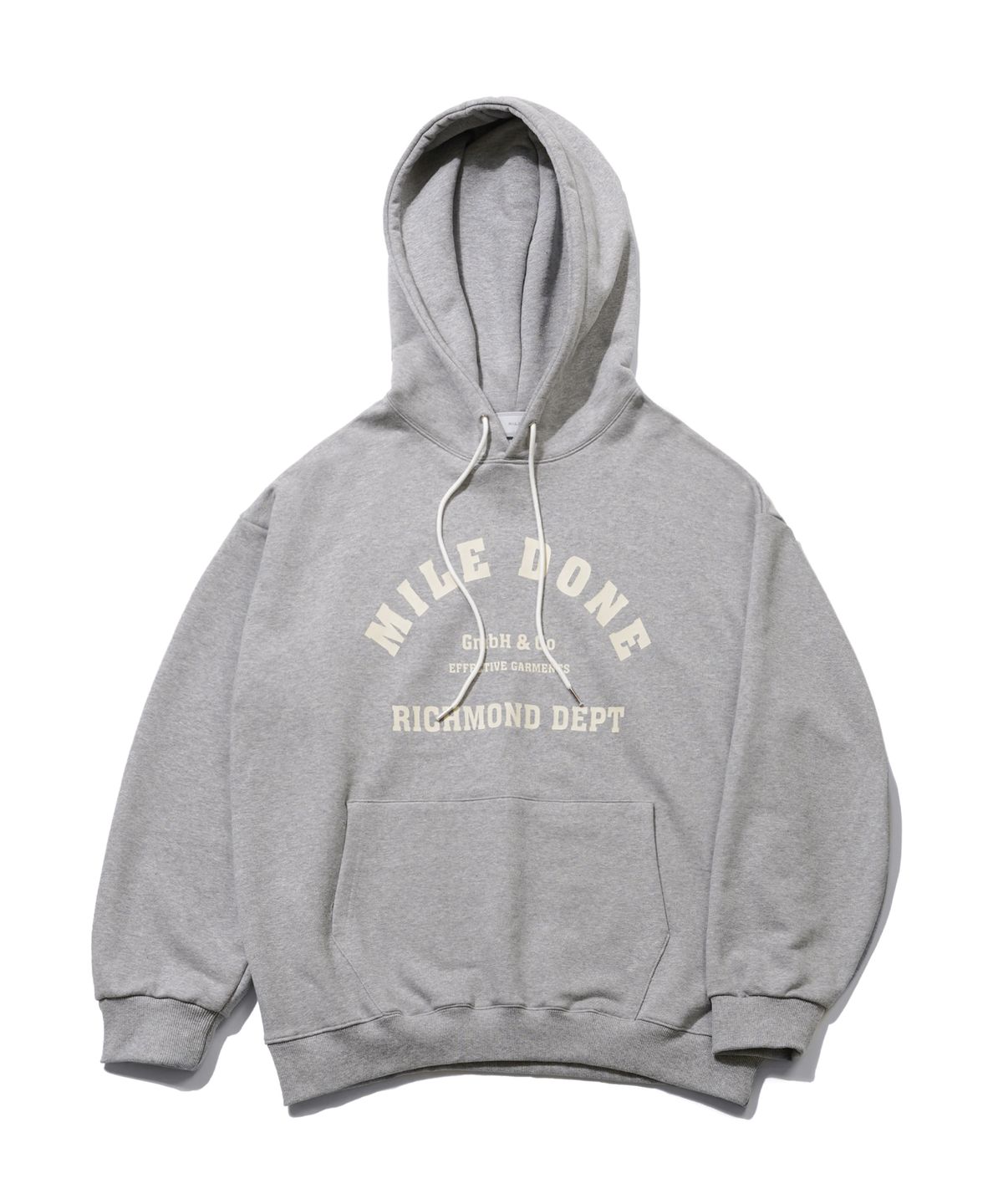 더마일(THEMILE) MILEDONE 마일던 시그니쳐 후디[GREY]