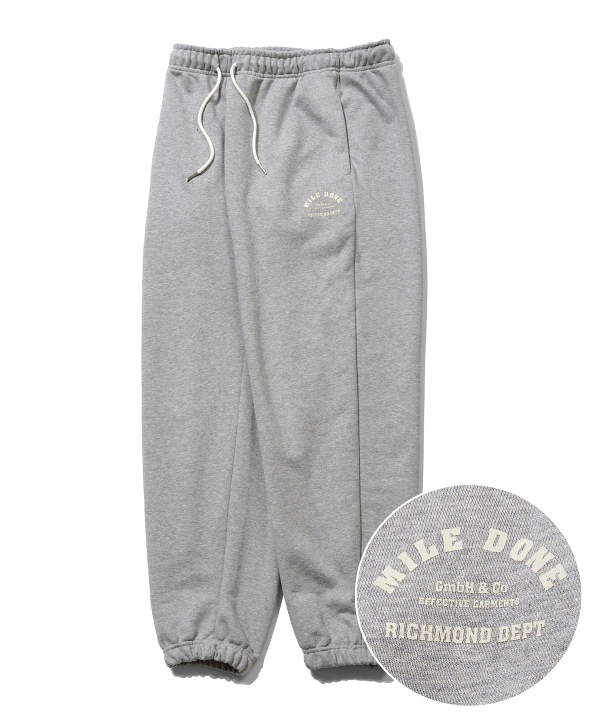 더마일(THEMILE) MILEDONE 마일던 시그니쳐 스웨트 팬츠[GREY]