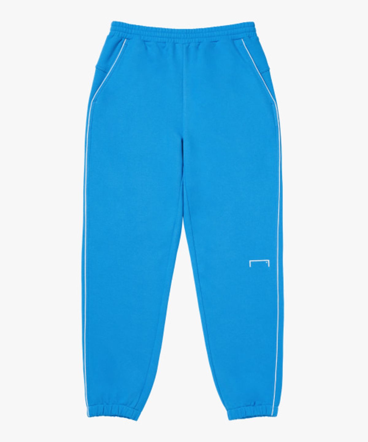 골스튜디오(GOALSTUDIO) SMALL LOGO PIPING JOGGER-BLUE