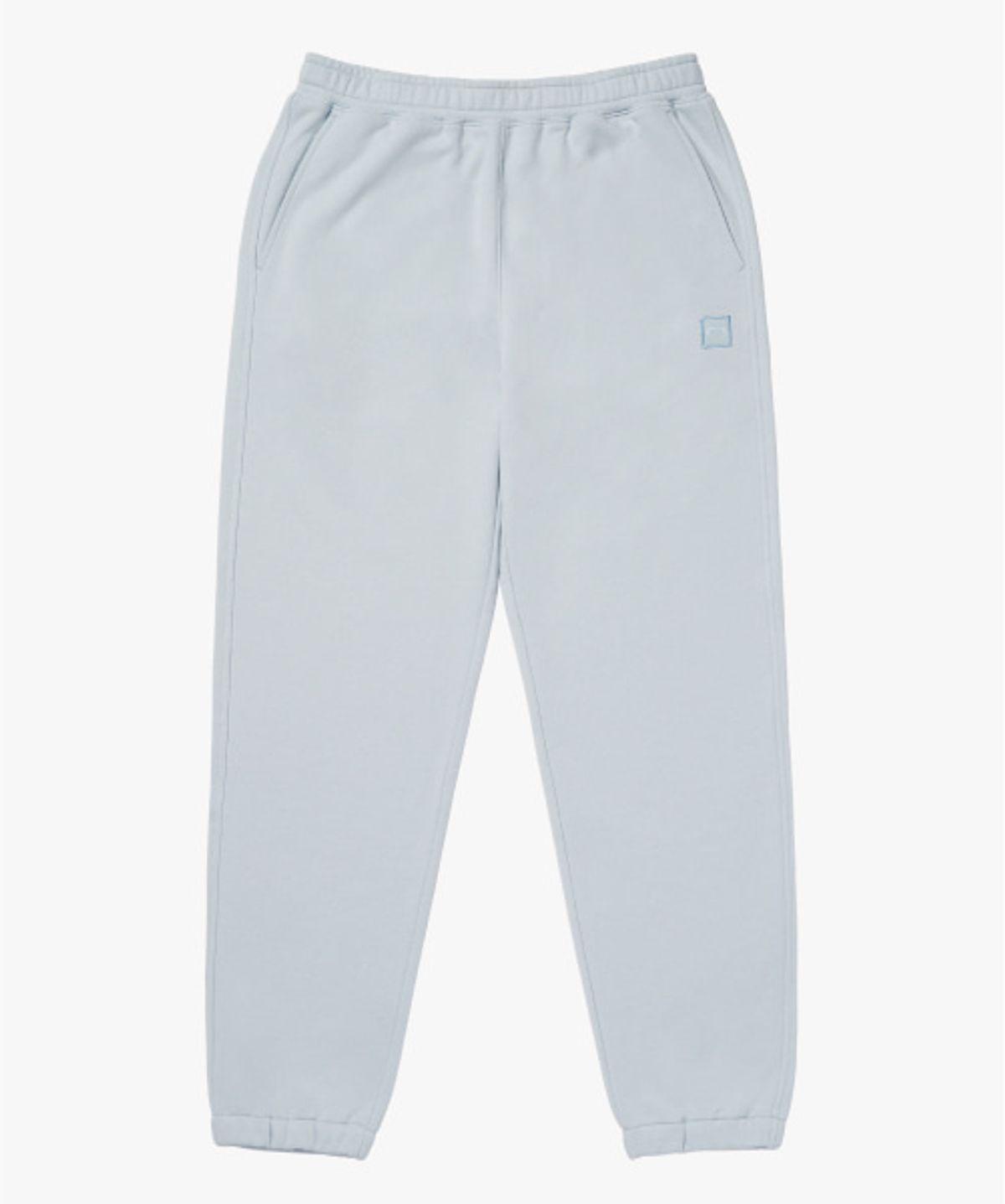 골스튜디오(GOALSTUDIO) ESSENTIAL APPLIQUE JOGGER-GREYSH BLUE