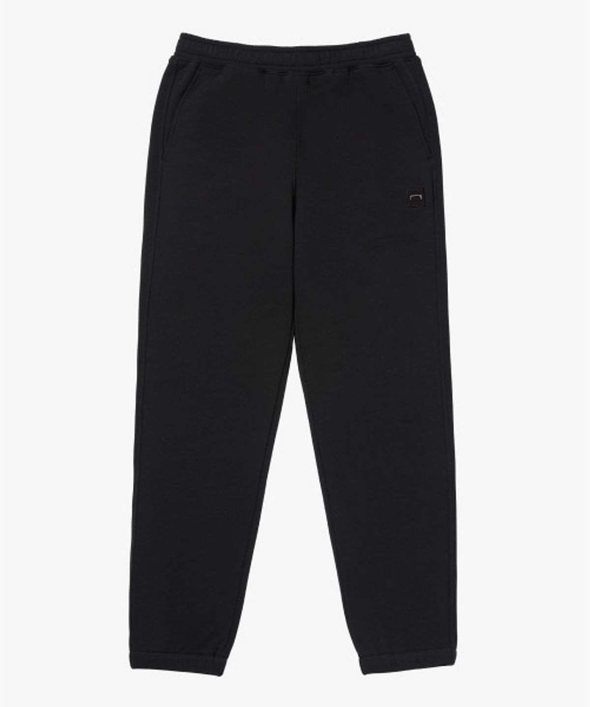 골스튜디오(GOALSTUDIO) ESSENTIAL APPLIQUE JOGGER-BLACK
