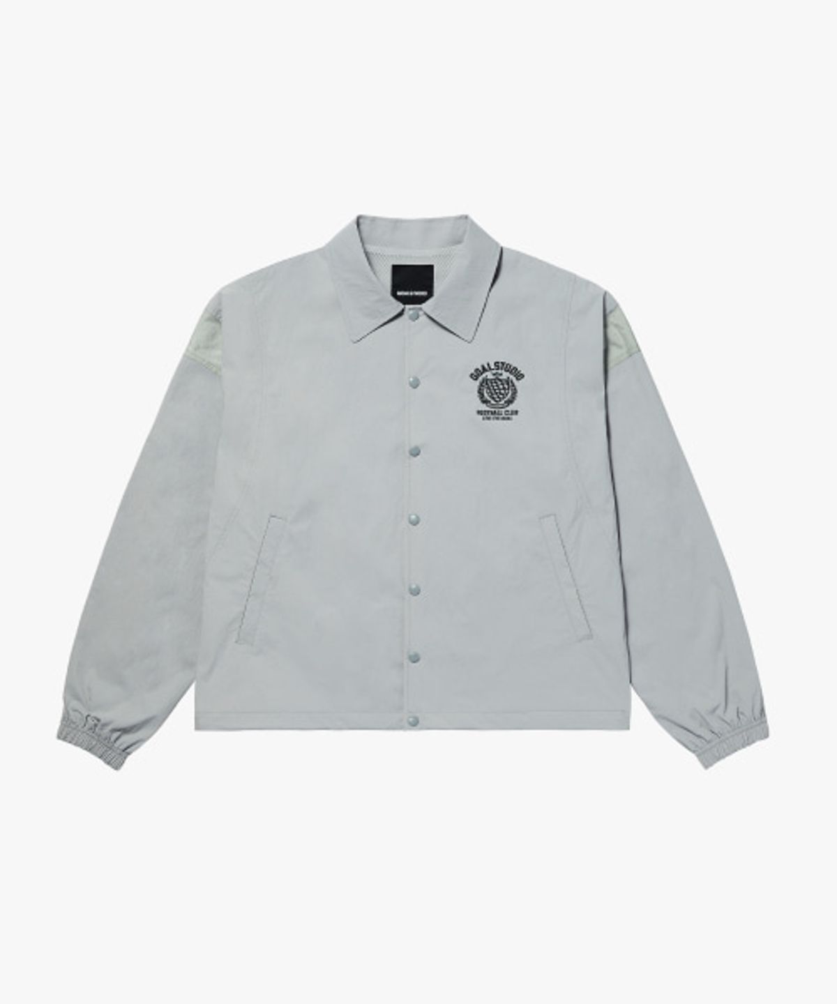 골스튜디오(GOALSTUDIO) FC NYLON COACH JACKET-LIGHT GREY