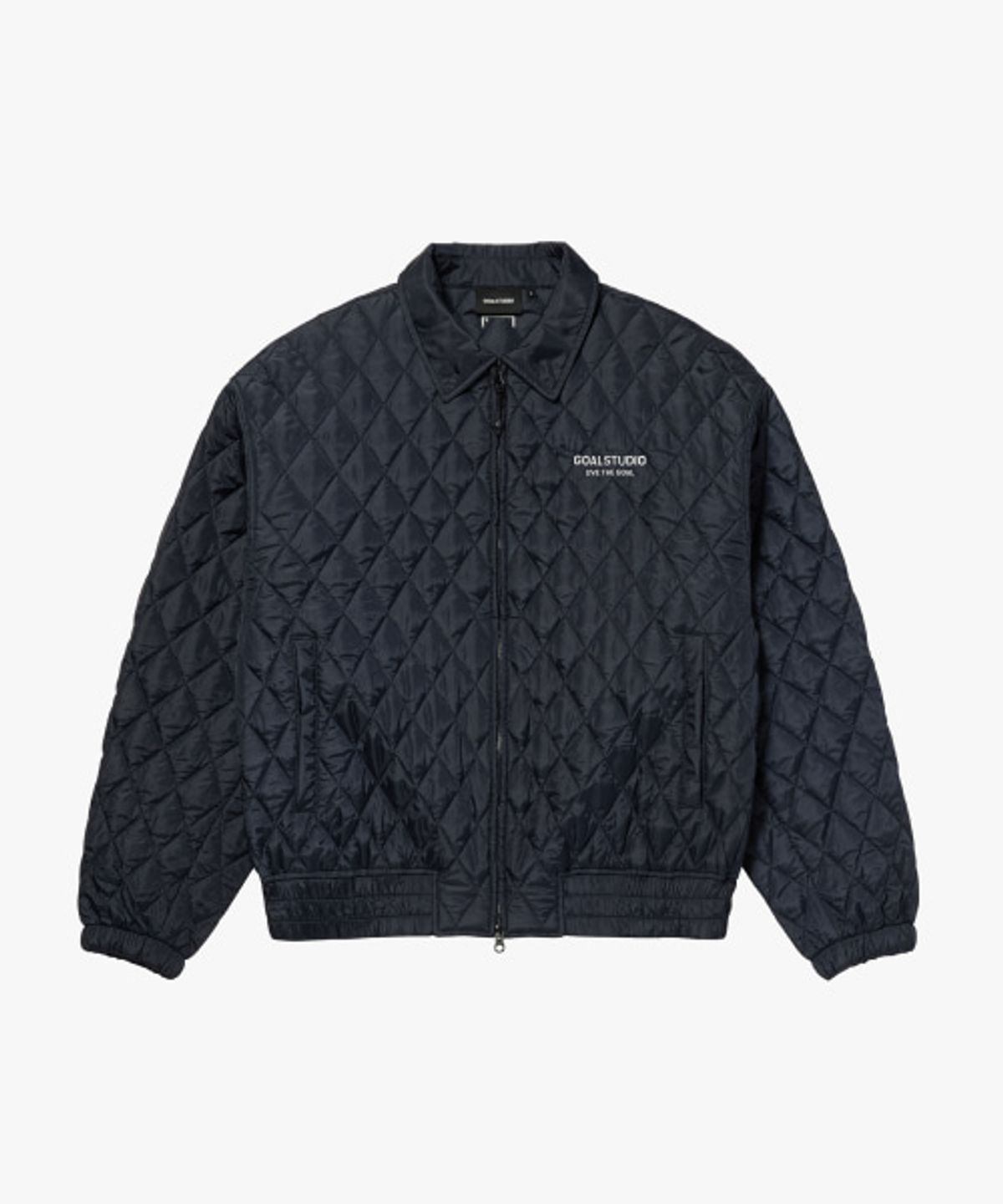골스튜디오(GOALSTUDIO) EMBROIDERY PADDING JACKET-DARK NAVY