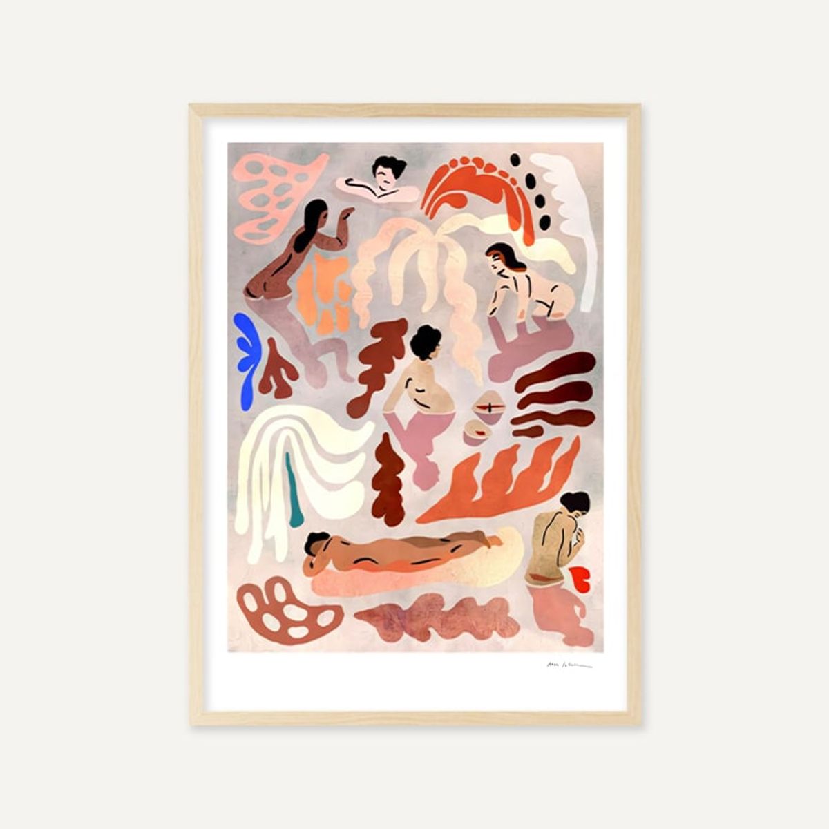 그릿시즌(GREET SEASON) 모아 슐만 Bathers(액자 포함)