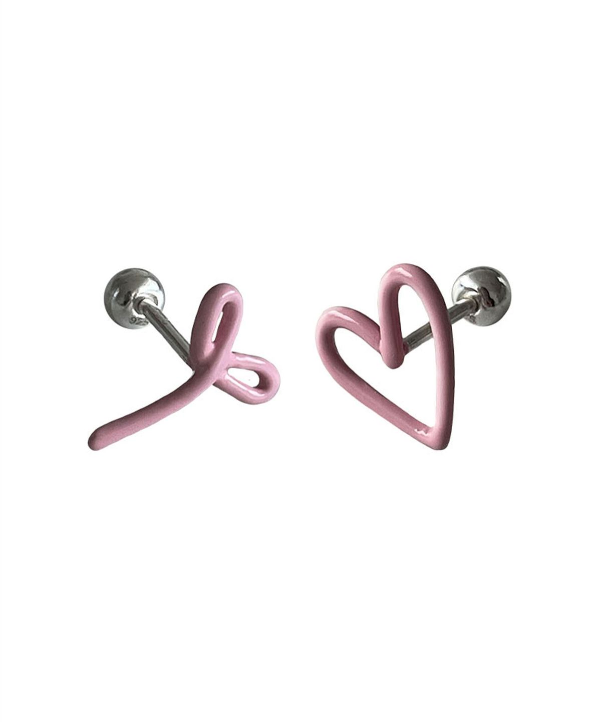 잇더즌매터(IT DOESN'T MATTER) Pastel doodle piercing (Baby pink)