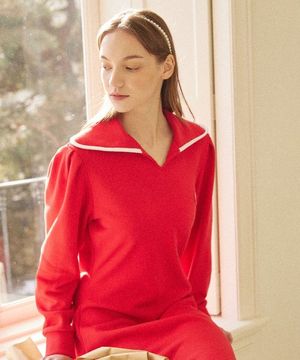 로즈 와펜 드레스 - 레드