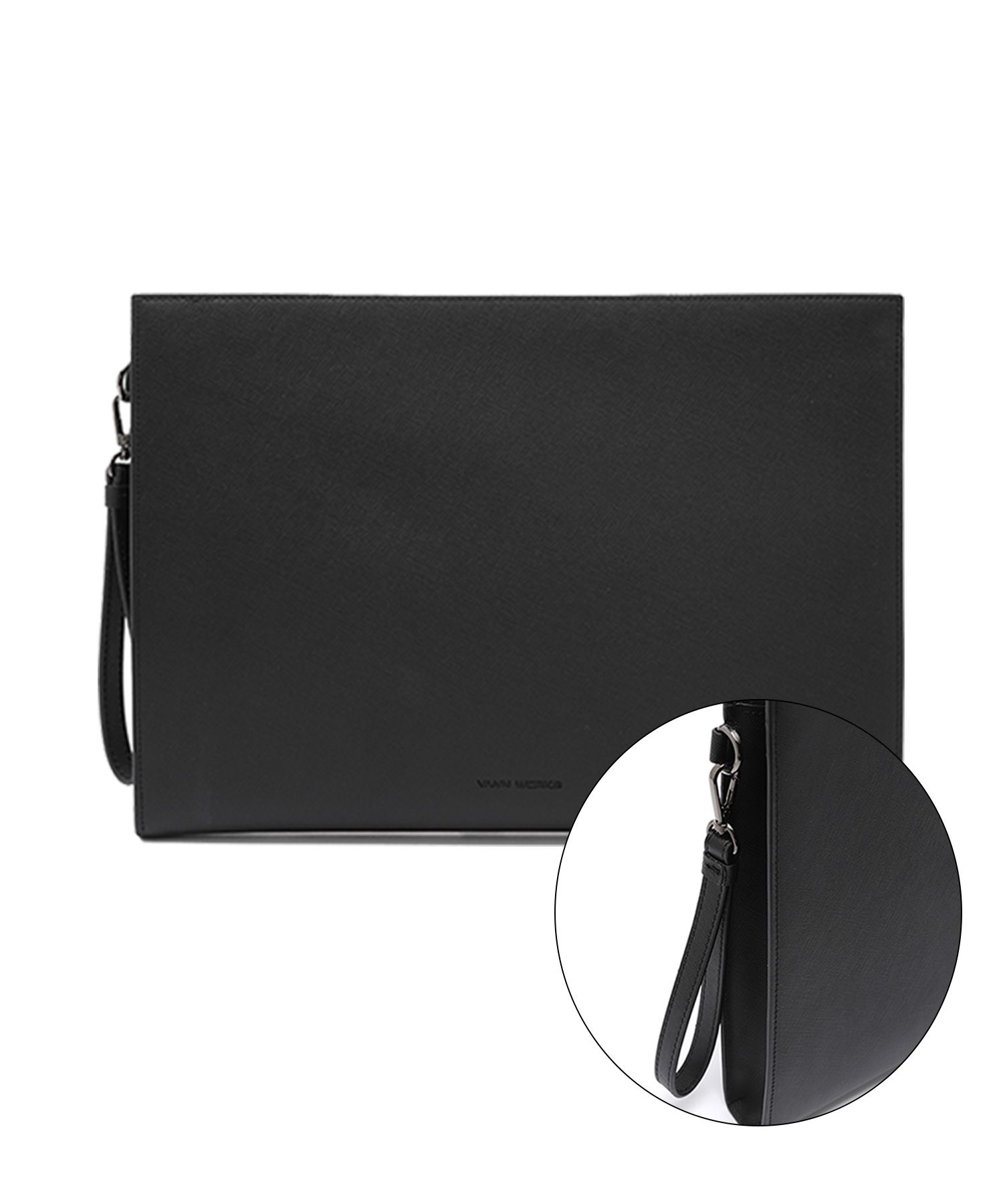 CLASSY 가죽 클러치 백(VIPAC003) 블랙 source detail 12