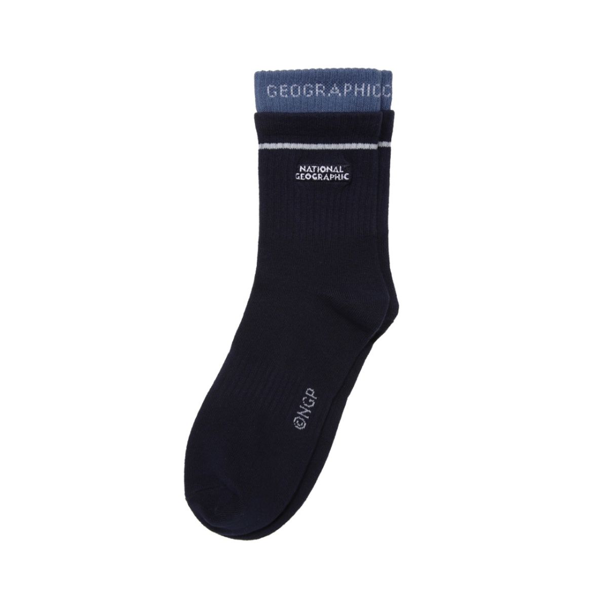 내셔널지오그래픽(NATIONALGEOGRAPHIC) N235ASO060 더블넥크루 NAVY