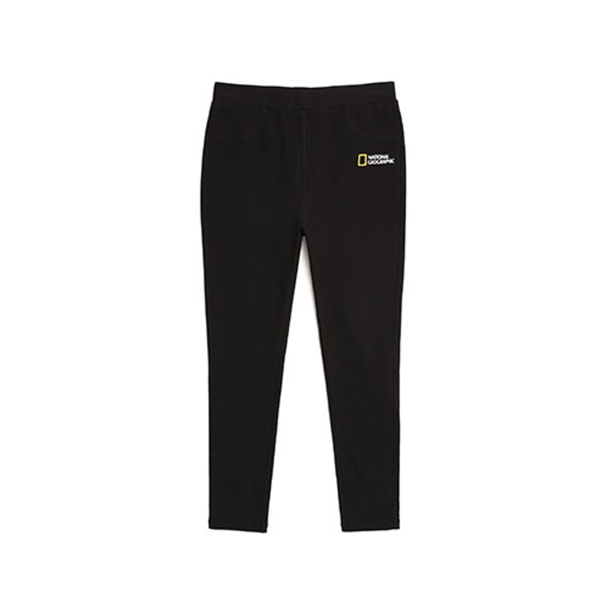 내셔널지오그래픽 키즈(NATIONAL GEOGRAPHIC KIDS) N213KLG310 여아 싱글스판 레깅스 CARBON BLACK
