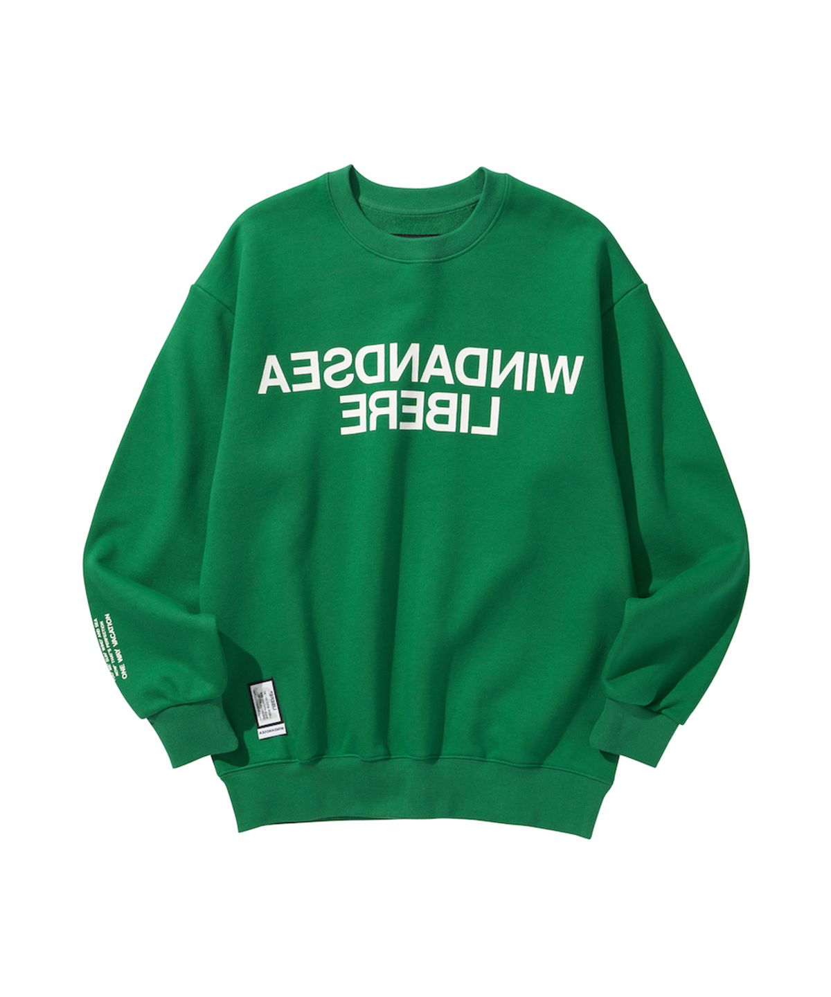 리베레(LIBERE) WDS X LIBERE CREWNECK SWEAT SHIRT / GREEN