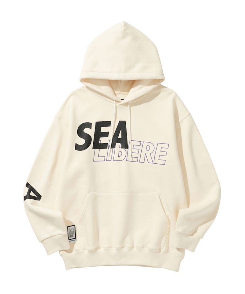 WDS X LIBERE PULLOVER HOODIE / WHITE