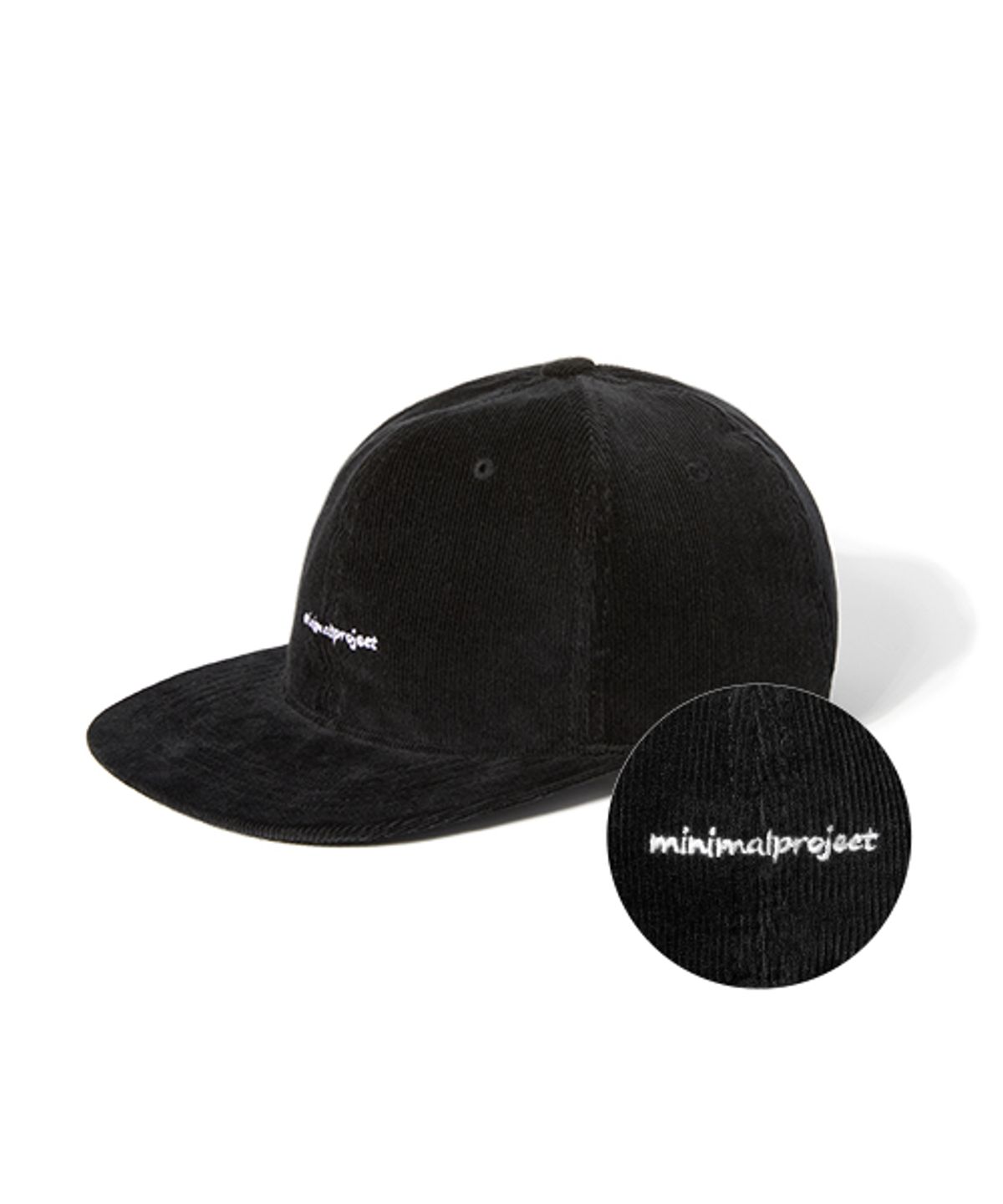 미니멀프로젝트(MINIMALPROJECT) 코듀로이 와이드 볼캡 MCP104 [BLACK]