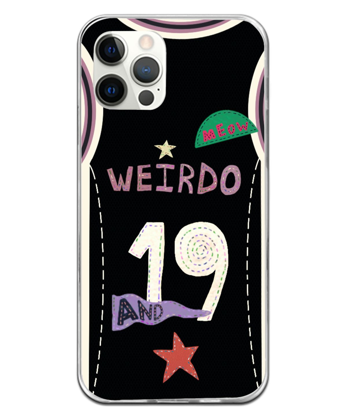 원앤나인티(1AND90) [젤하드 케이스] Im Weirdo Black