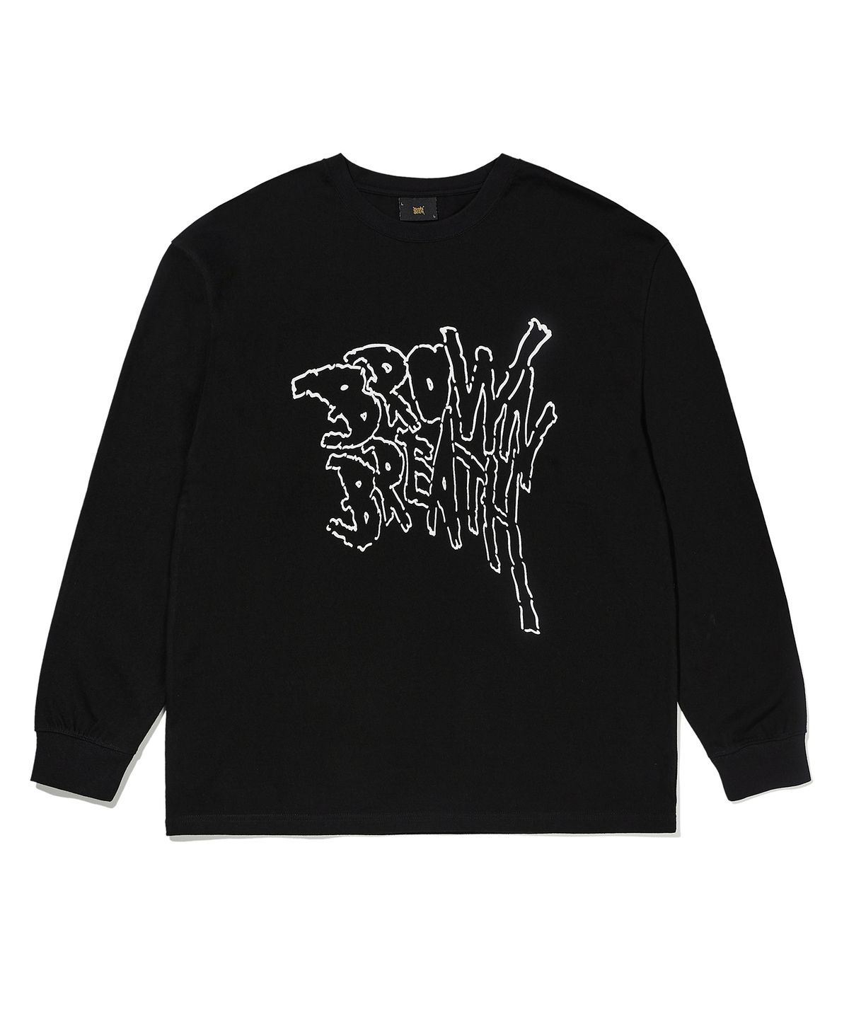 브라운브레스(BROWNBREATH) WARP LONGSLEEVE - BLACK