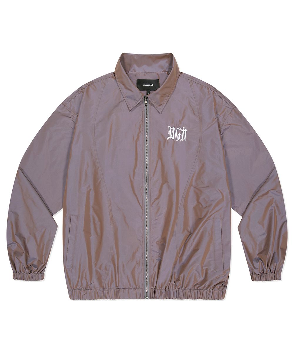 【mahagrid】23SS★ IRIDESCENT ZIP UP JACKET MUSINSA | MAHAGRID IRIDESCENT ZIP UP JACKET PURPLE(MG2DSMB962A)