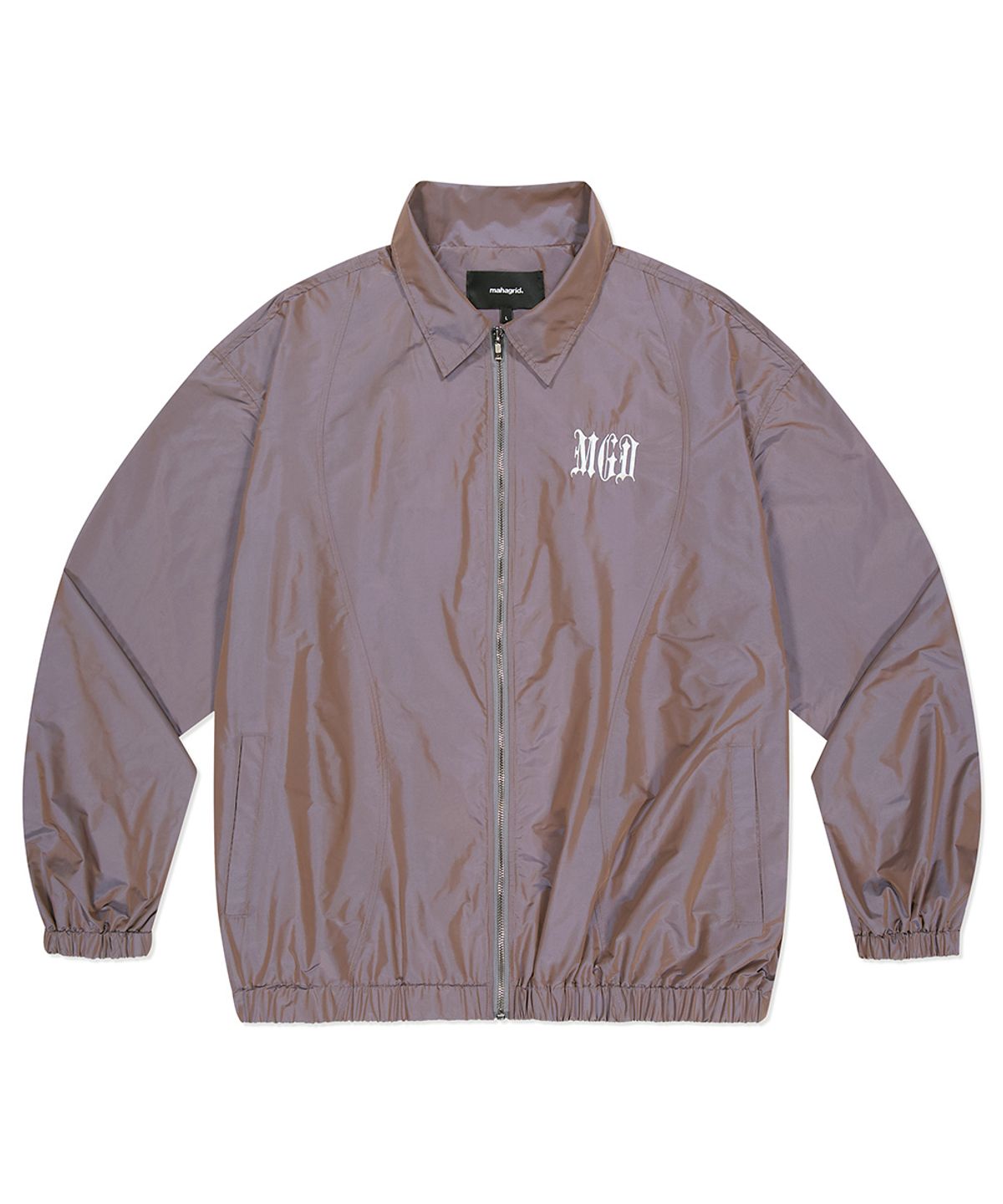 마하그리드(MAHAGRID) IRIDESCENT ZIP UP JACKET PURPLE(MG2DSMB962A)