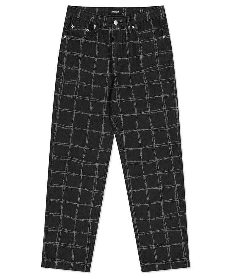 WIRE DENIM PANT BLACK(MG2DSMPA10A)