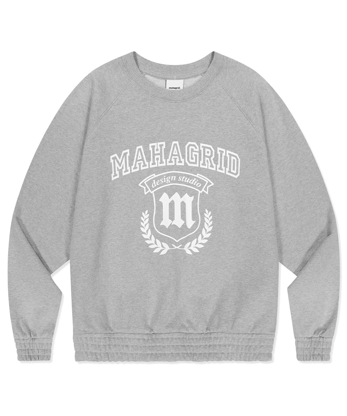 마하그리드(MAHAGRID) SHIELD SWEATSHIRT GREY(MG2DSMM442A)