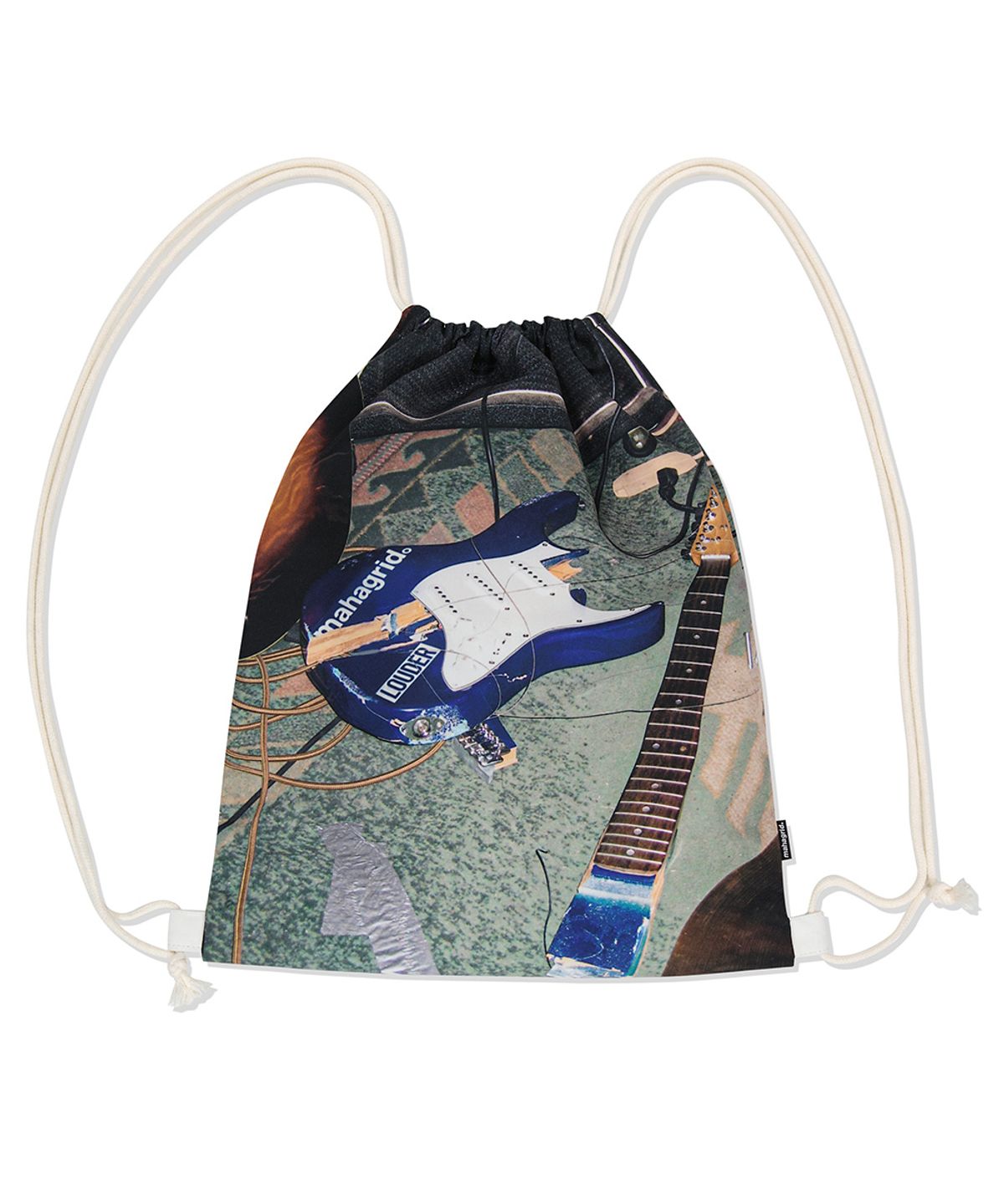 마하그리드(MAHAGRID) BROKEN GUITAR GYM SACK BLUE(MG2DSMAB40A)
