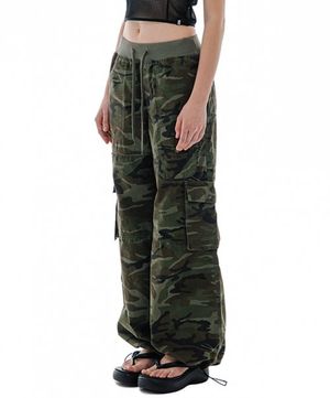 립스탑 밴딩 카고 팬츠 [카모]