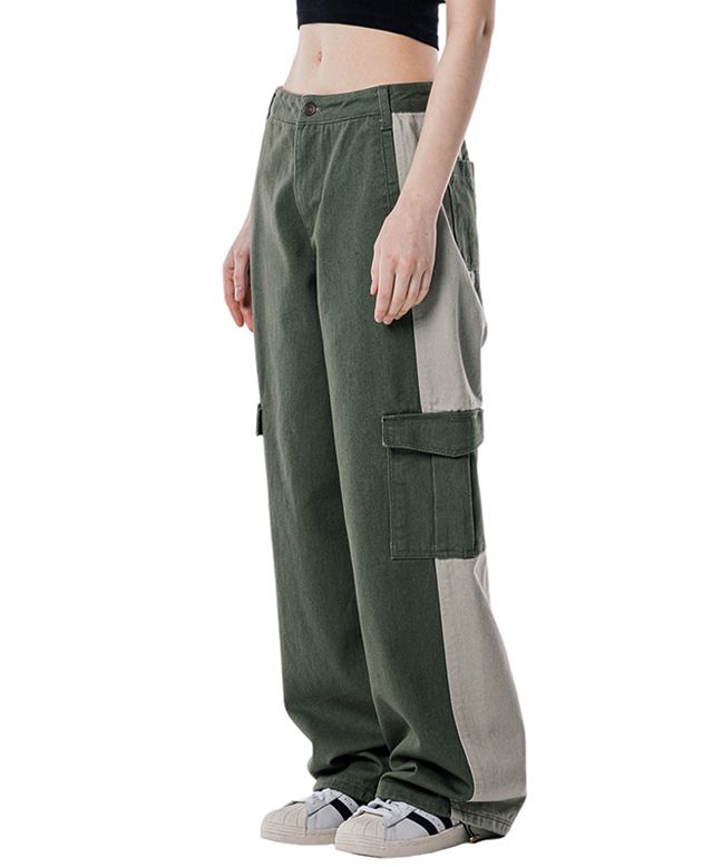 【runningHIGH】TWO-TONE CARGO PANTS MUSINSA公式 | RUNNING HIGH Two Tone Cargo Pants [Khaki Beige]