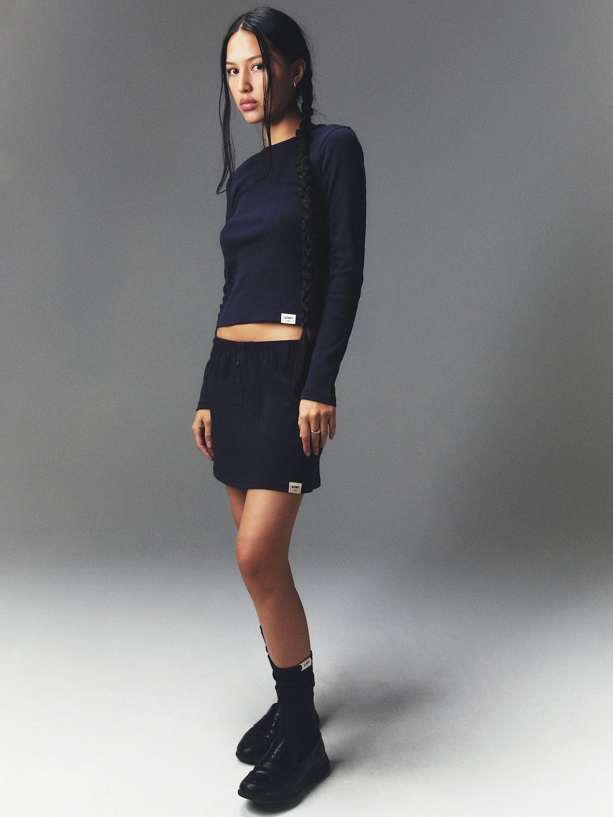 ◆GLOWNY◆ G CLASSIC VNECK LONG SLEEVE NAVY 23T0029 MUSINSA | GLOWNY G CLASSIC LONG SLEEVE (NAVY)