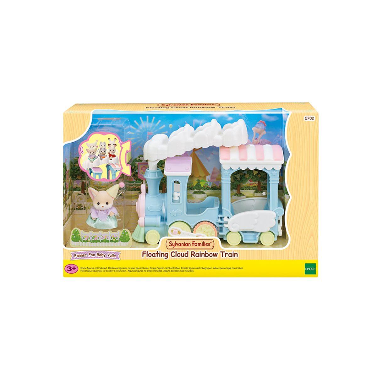 실바니안 패밀리(SYLVANIAN FAMILIES) 5702-사막여우 무지개 구름 기차